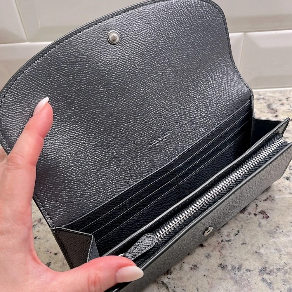 Coach Star Glitter Slim Envelope Wallet NWOT - Picture 7 of 12